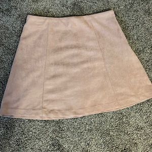 light pink skirt